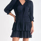 Elan - Smocked Satin Dress