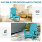 Classic Wood Adirondack Chair with Cupholder