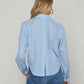 L'Agence - Cosette Cropped Poplin Shirt