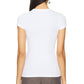 Enza Costa - Textured Rib Cap Sleeve Crew Shirt