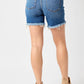 Judy Blue - Mid Rise Destroy Frey Hem Shorts