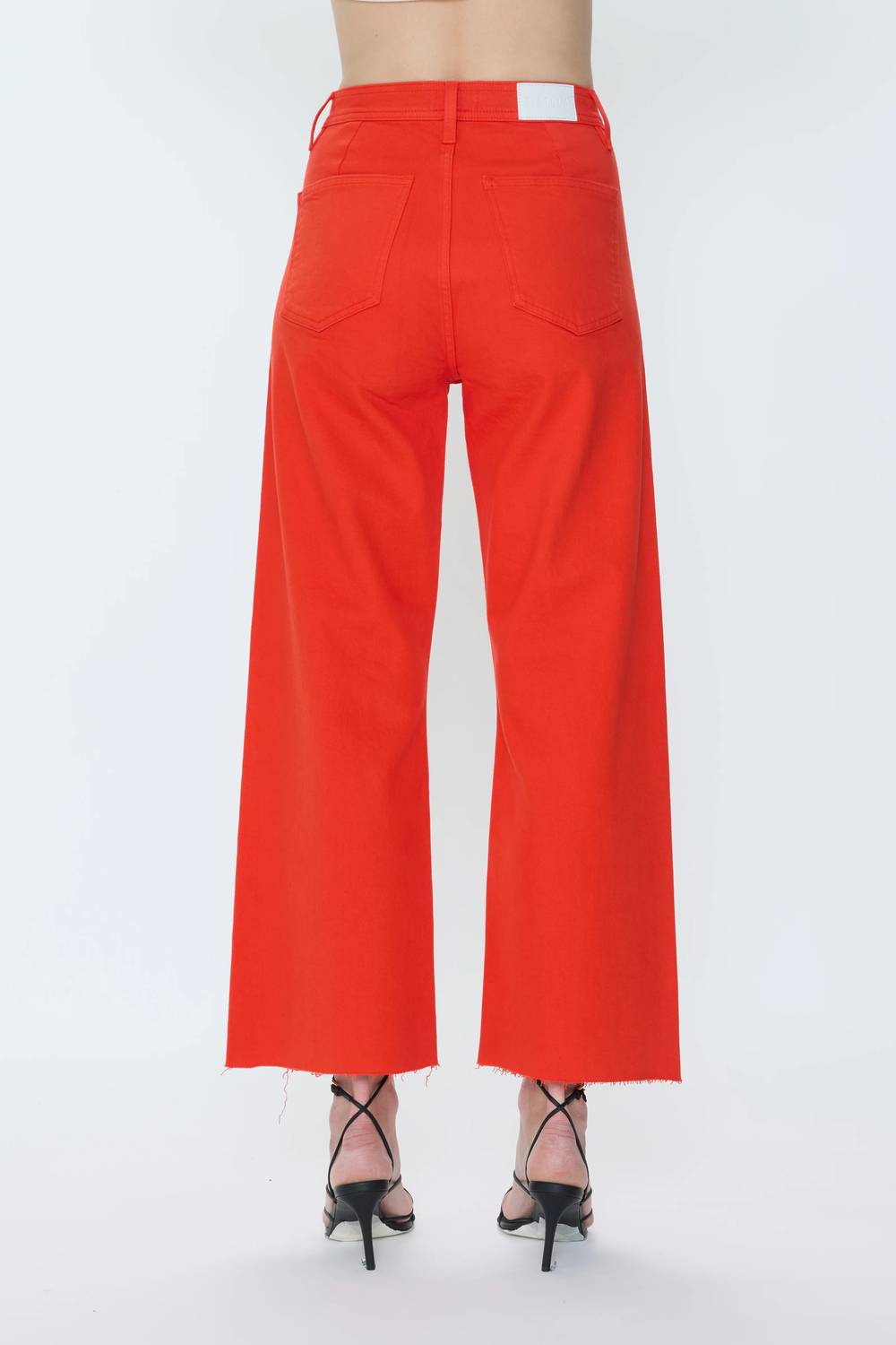 Pistola - Penny Crop High Rise Wide Leg Crop Jeans