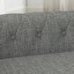 Modern Linen Fabric Light Grey Elevated Pet Bed