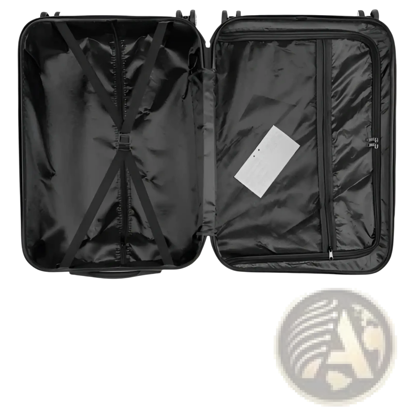 3-in-1 Dark Gray Hard Shell Spinner Luggage Set