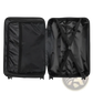 3-in-1 Lightweight Orange Abs Hard Shell Trolley Suitcase Set