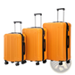 3 Piece Abs Spinner Luggage Set with Tsa Lock