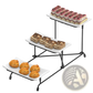 3 Tier Serving Stand with Rectangular Melamine Trays