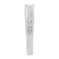 18K White Gold Round Diamond 1/2 Cttw Channel Band Ring