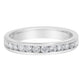 14K White Gold 1/2 cttw Diamond Band Ring (I-J Color, I2-I3 Clarity) - Size 7