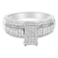 10KT White Gold Diamond Composite Ring (1 cttw, H-I Color, SI2-I1 Clarity)