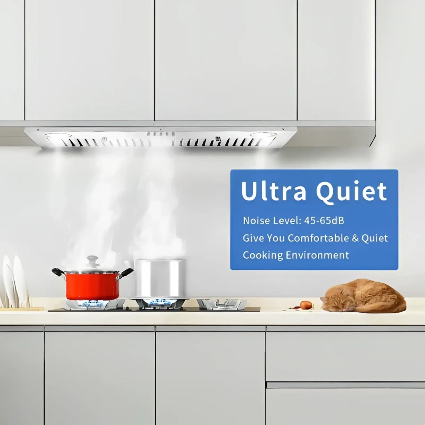 30 Inch Range Hood Insert 600cfm Stainless Steel Vent