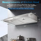 30 Inch Under Cabinet Range Hood 500 Cfm Stainless Steel