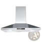 30 Inch Wall Mount Range Hood 450 Cfm Stainless Steel