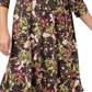 Leota Women's Perfect Faux Wrap Dress Brown Size 3X