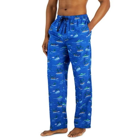 mens-tropical-hut-printed-cotton-pajama-pants