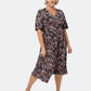 Leota Women's Confetti Floral Lord & Taylor Zoe Dress Black