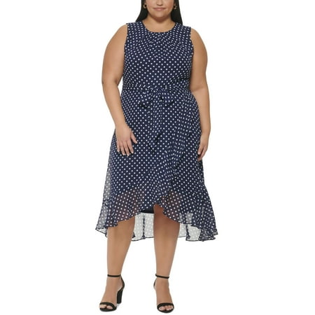 jessica-howard-plus-size-polka-dot-fit-flare-party-midi-dress