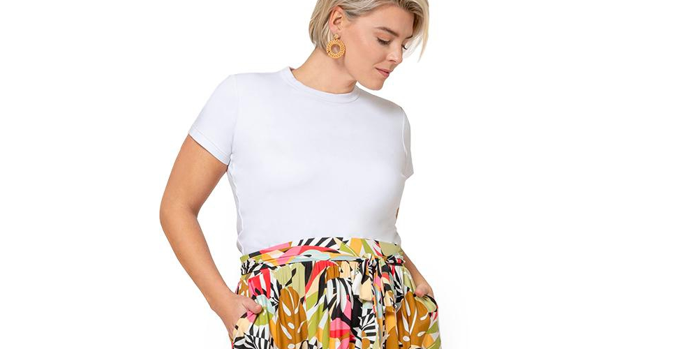 Leota Women's Mindy Skirt Black Size 3X