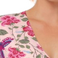 Leota Women's Amiya Floral Print MIDI Dress Pink Size 2X