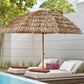 8' Thatched Patio Tiki Umbrella Tropical Palapa