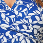 Leota Women's Kayla In Two Tone Floral Jumpsuit Blue