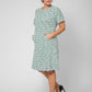 Leota Women's Maddie Dress Green Multi (Curve)