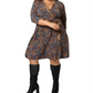 Leota Women's Banded Perfect Wrap Dress Blue Size 1X