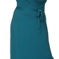 Leota Women's Perfect Wrap Maxi Dress Blue Size 2XL