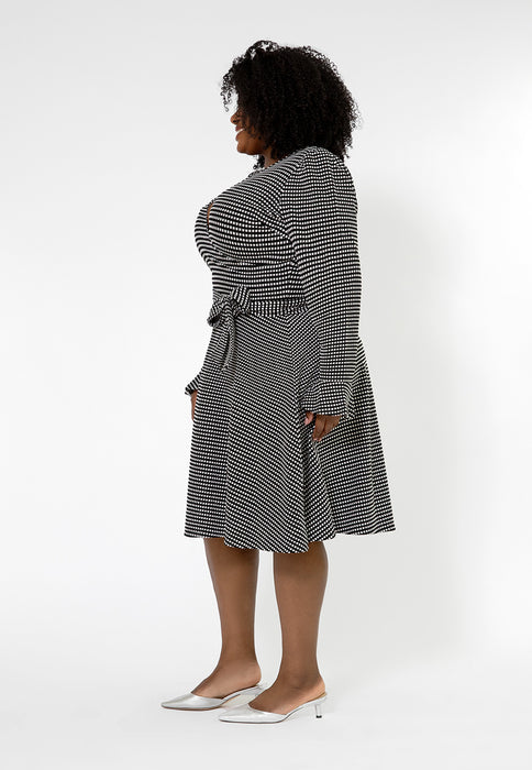 Leota Women's Rosalia Dress Gray Size 1X