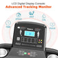 Ksports 16 Inch Wide Foldable Home Treadmill w/ Bluetooth & Fitness Tracking App
