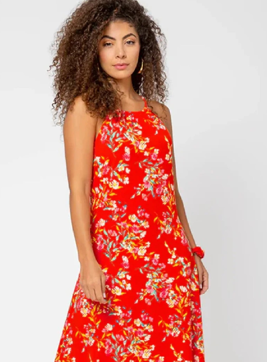 Leota Women's Cameron Floral Maxi Dress Pink Size 3X