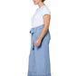 Leota Women's Chambray Lord & Taylor Lupita Culottes Dress Blue