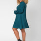 Leota Women's Bianca Puff Sleeve Flowy Dress (Curve)