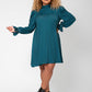 Leota Women's Bianca Puff Sleeve Flowy Dress (Curve)