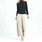 Clara Sunwoo - Mock Neck Pleated Detail Top