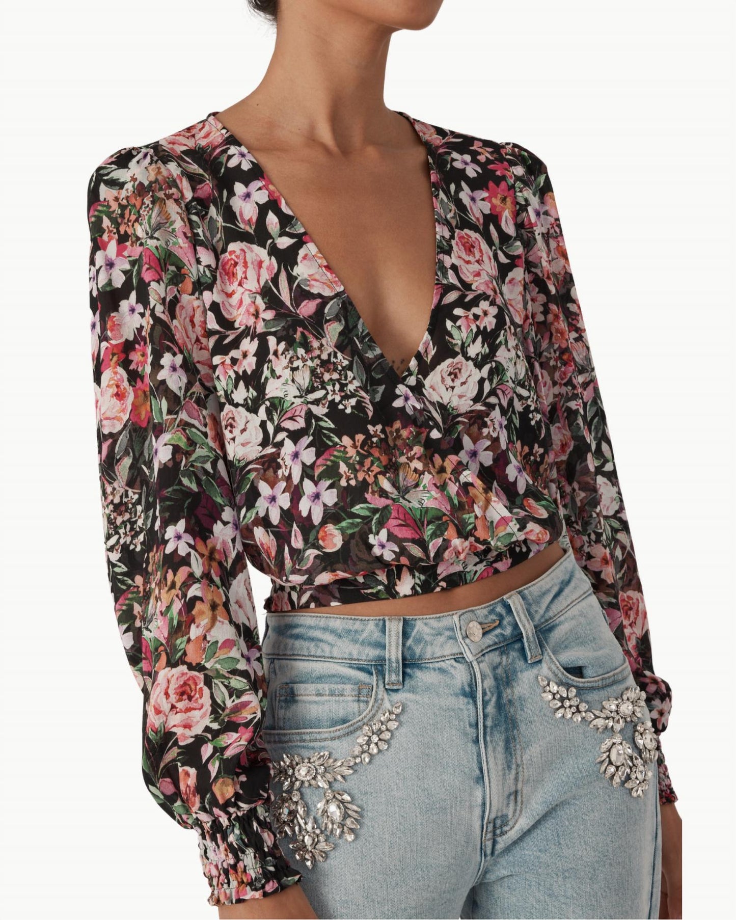 Generation Love - Avanna Floral Wrap Blouse