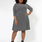 Leota Women's Katherine Fit And Flare Dress (Curve) Black