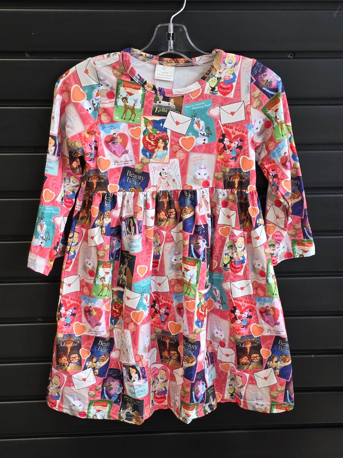 Aier Wholesale - Girl's Love Letters Mini Dress