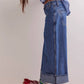 Free People - Brette Cropped Wide Leg Jeans