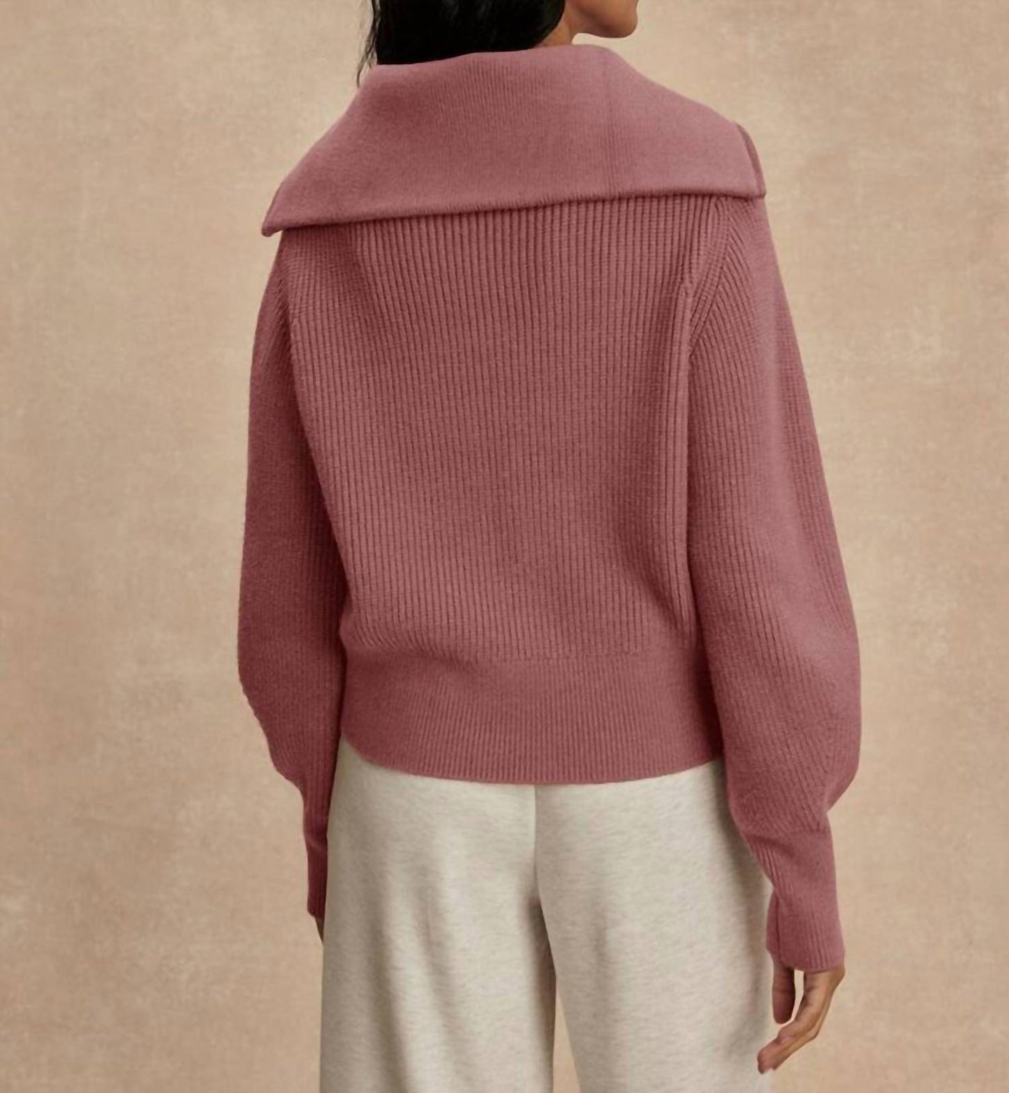 Varley - Maura Half Zip Knit Sweater