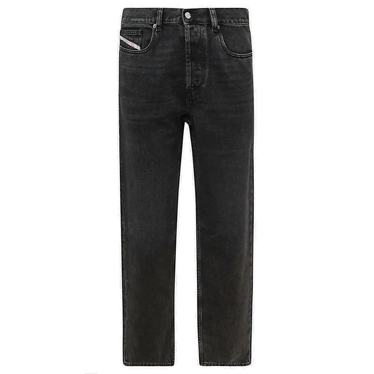Diesel - Men's D-macs Logo Patch Straight Leg Denim Jeans