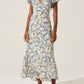 Astr - Celestine Floral Flutter Sleeve Maxi Dress