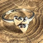 Boho Sol - Women's Triple Heart Stacker Layer Ring