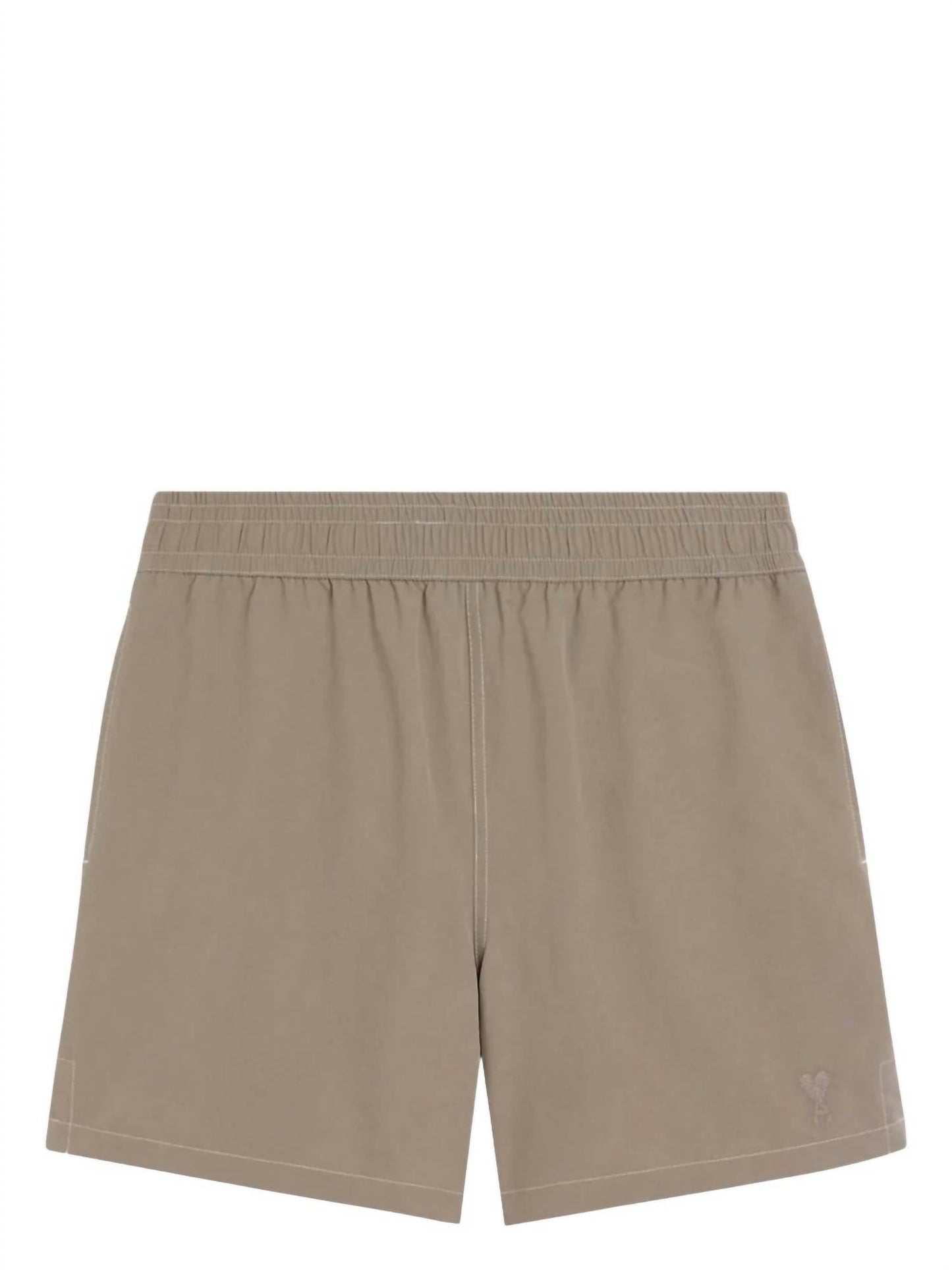 Ami Paris - Embroidered Swim Beach Shorts
