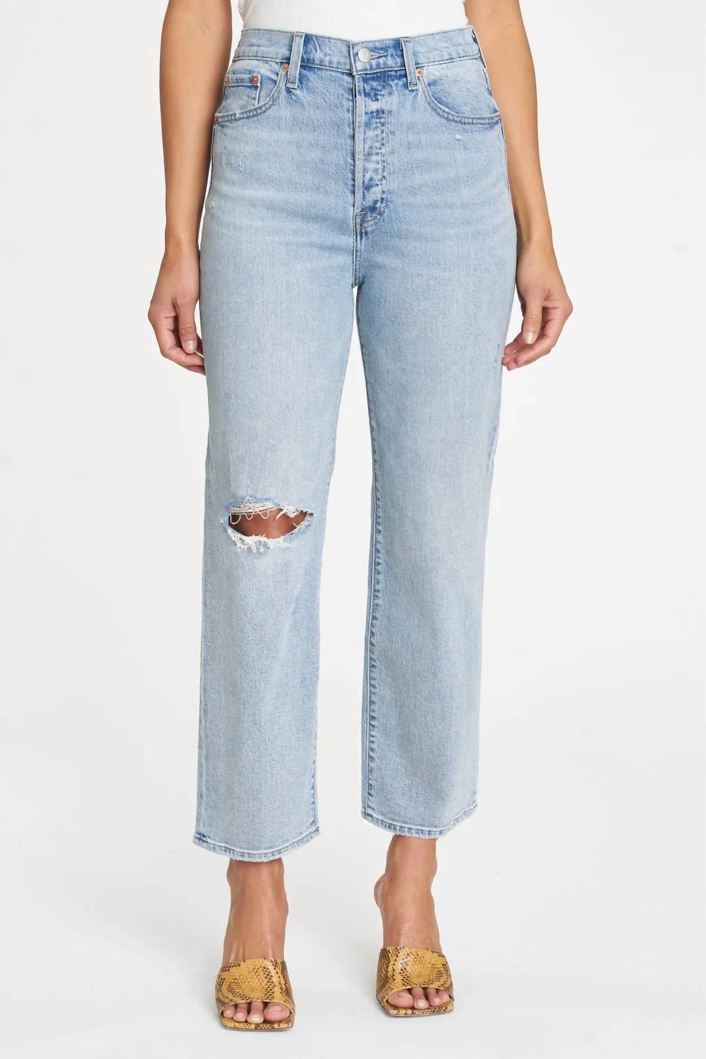 Pistola - Women's Cassie Super High Rise Straight Leg Jeans