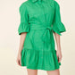 Dolce Cabo - Poplin Ruffle Detail Dress
