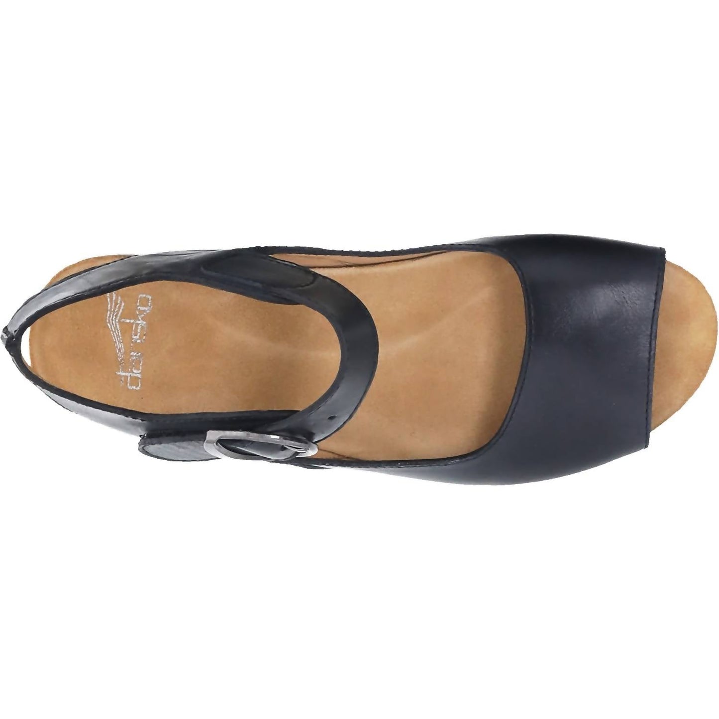 Dansko - Women's Dansko Tiana Calf Burnished Leather Platform Sandal