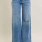 Judy Blue - Tucker Vintage Wash Wide Leg Jeans