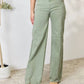 Risen - Women's Full Size Raw Hem Wide-leg Jeans