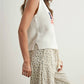 Buttermelon - Sleeveless Sweater Top